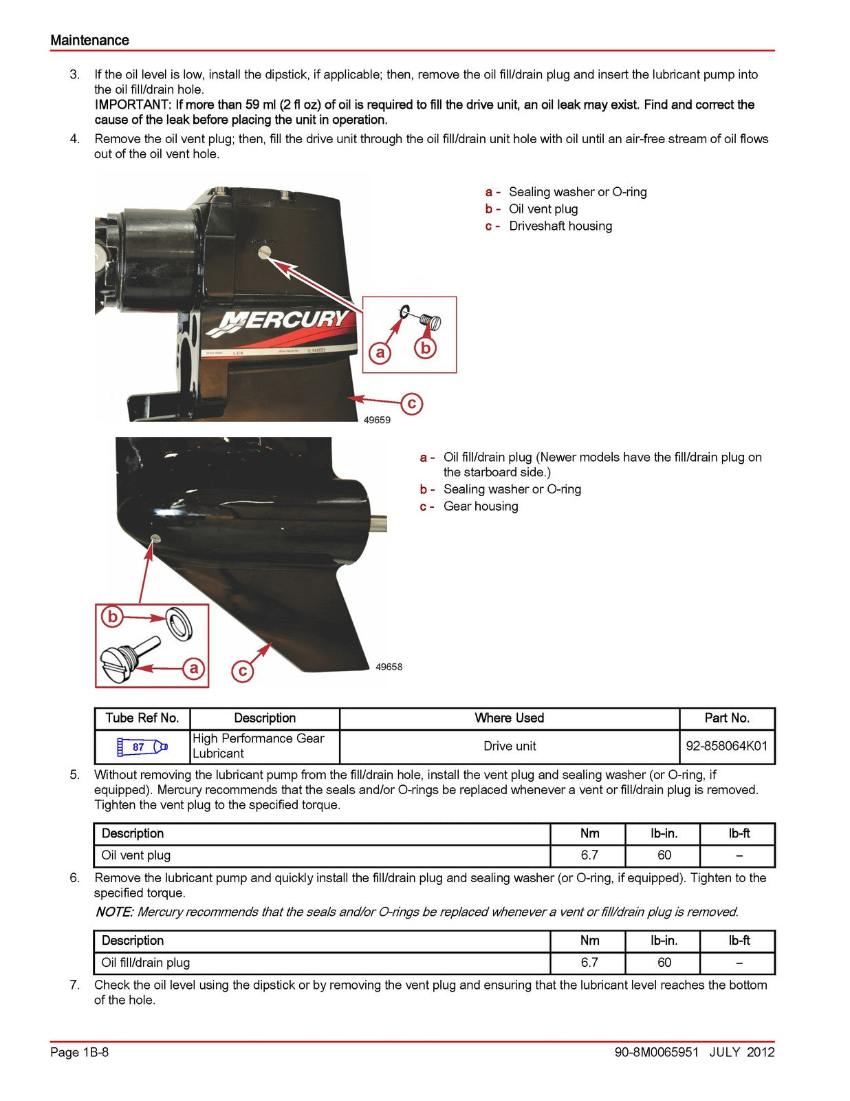 MERCURY Mercruiser No 14 Alpha Sterndrives Alpha One Gen II - WIRE BOUND
