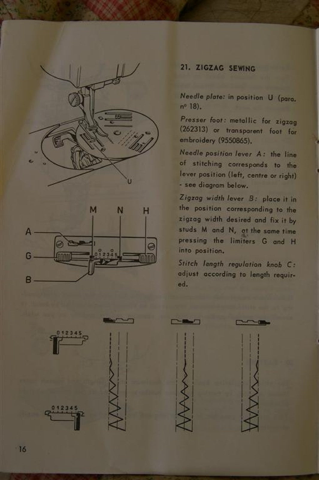 NECCHI 523 Sewing Machine Instructions For Use And Maintenance Manual - BOUND