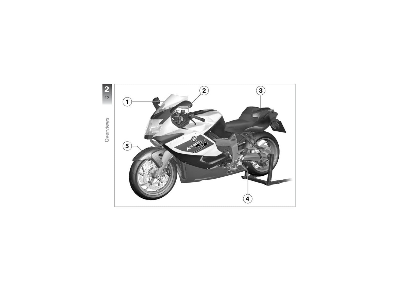 BMW K 1300 S Motorcycle Riders Manual US Model - STEEL WIRE BOUND - TOUGH COVERS