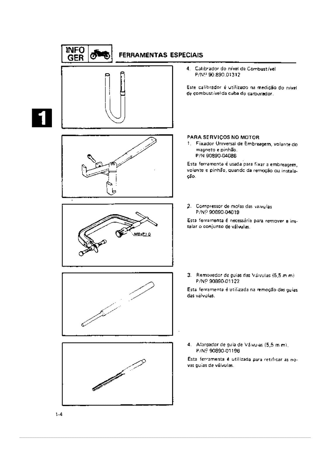 YAMAHA XT600Z Tenere Service Manual - STEEL WIRE BOUND - PROTECTIVE COVERS