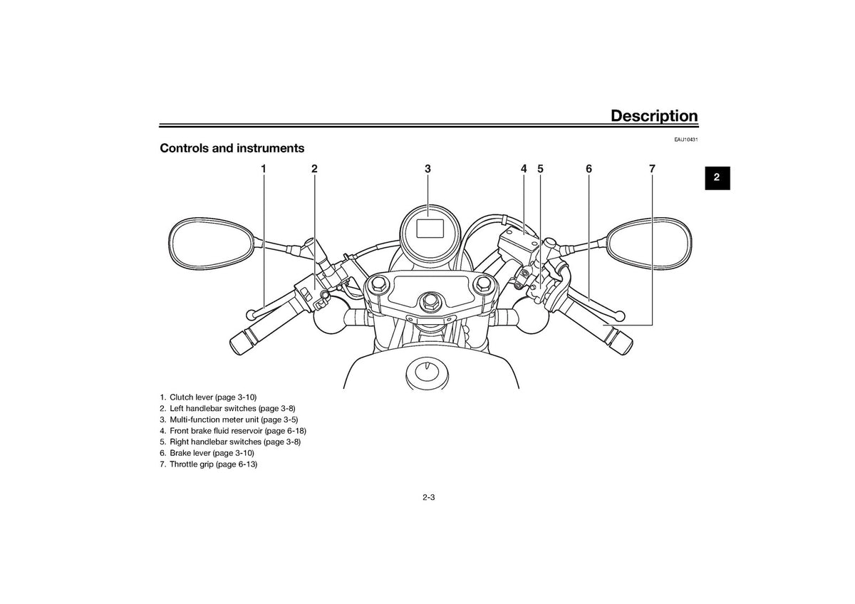 YAMAHA XVS950CR Motorcycle Owners Manual 2016 - STEEL WIRE BOUND - TOUGH COVERS