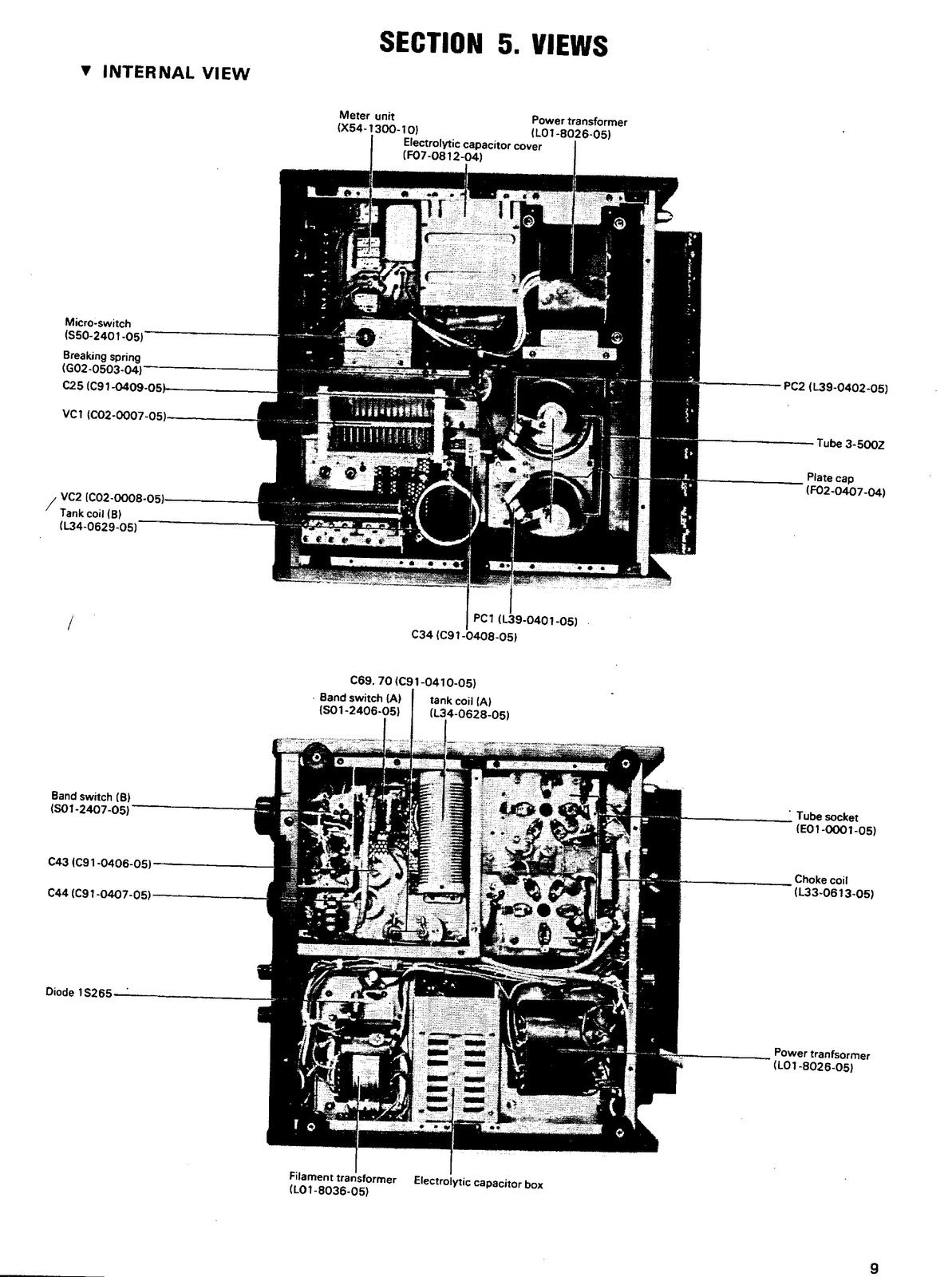 KENWOOD TL-922 HF Linear Amplifier Service Manual - WIRE BOUND - TOUGH COVERS