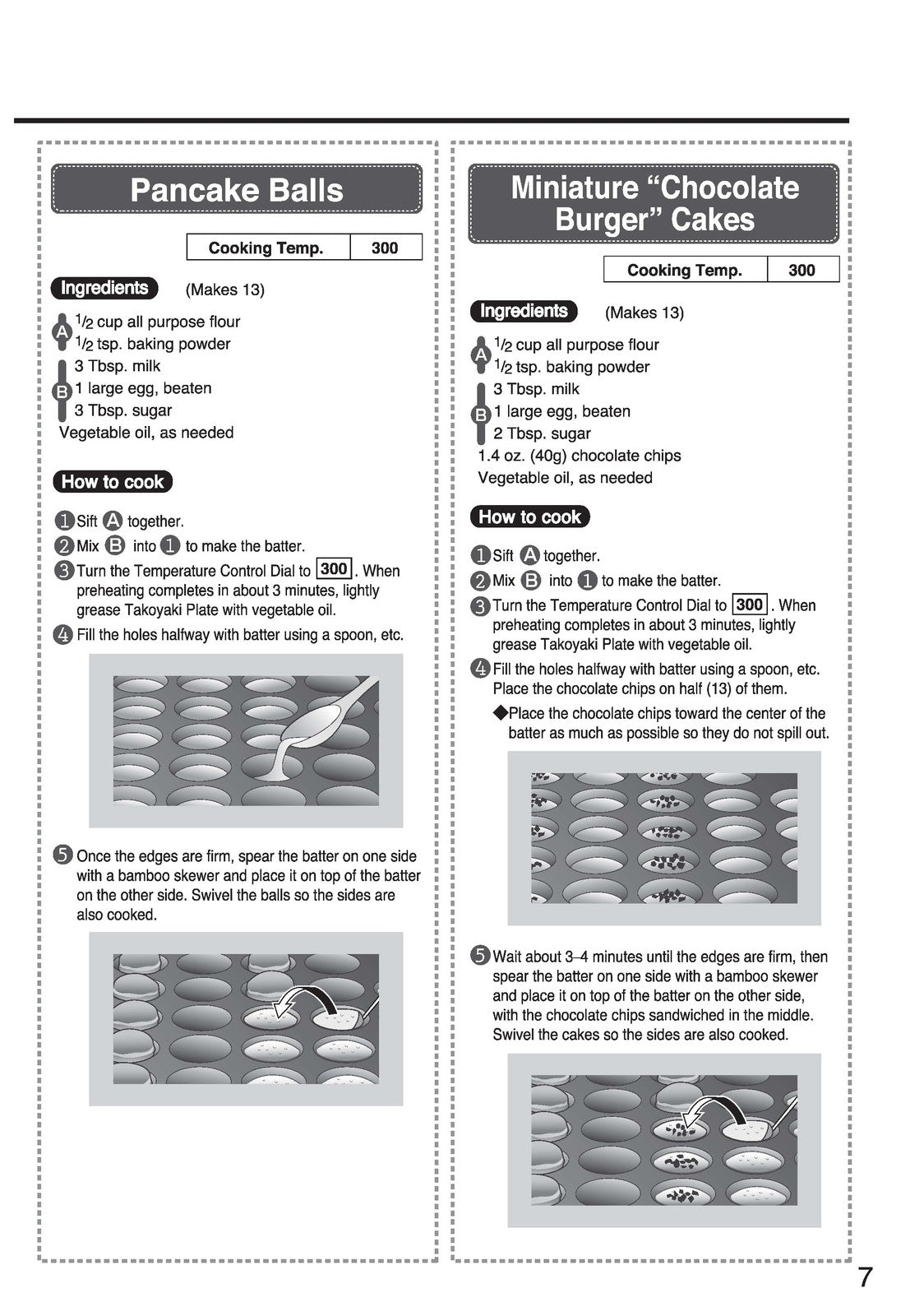ZOJIRUSHI EA-YBC01 Takoyaki Plate EA-BDC10 Operating Instructions Manual - BOUND