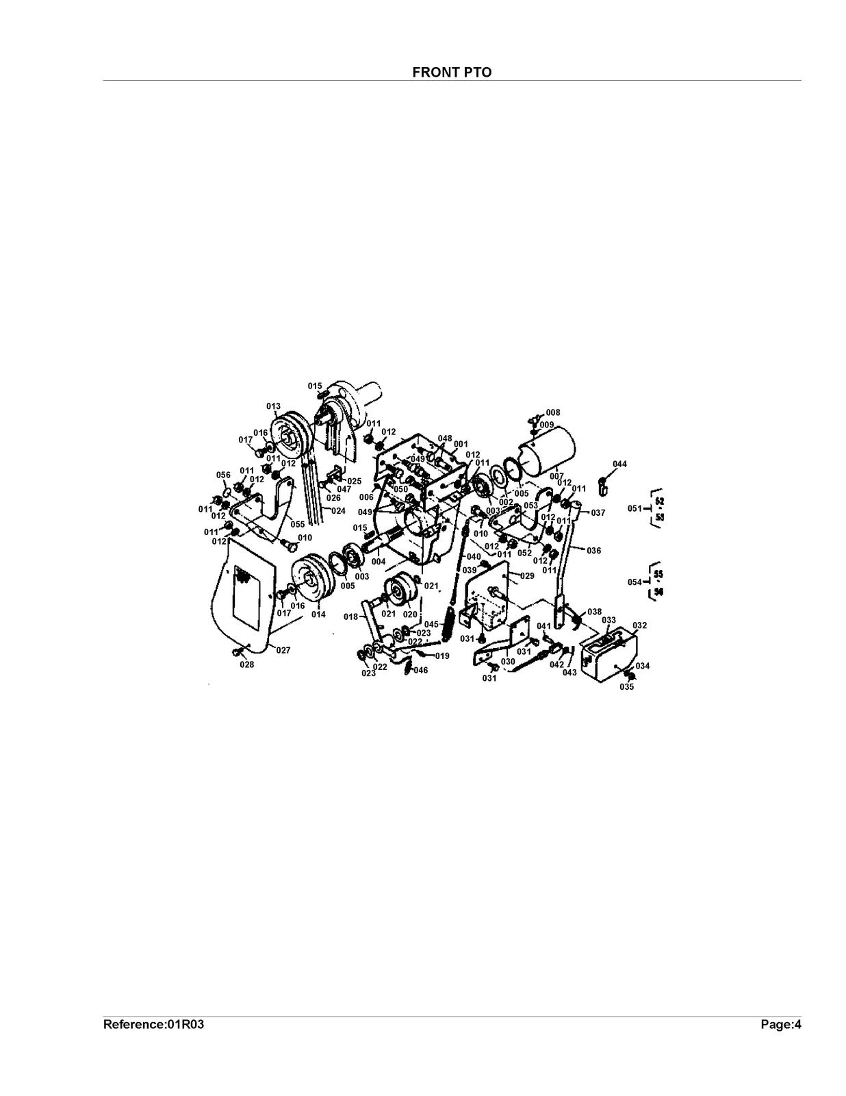 KUBOTA RCB60-1 Parts Manual - STEEL WIRE BOUND - PROTECTIVE COVERS