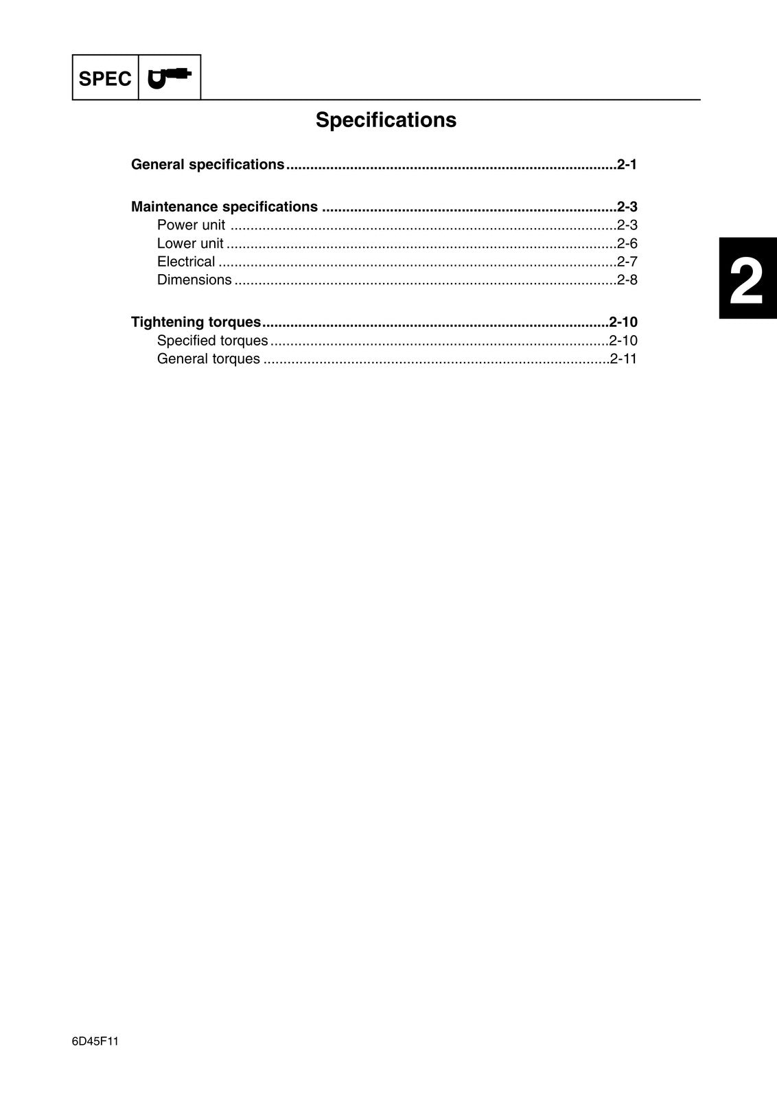 YAMAHA F15B Outboard Engine Service Manual - STEEL WIRE BOUND - TOUGH COVERS
