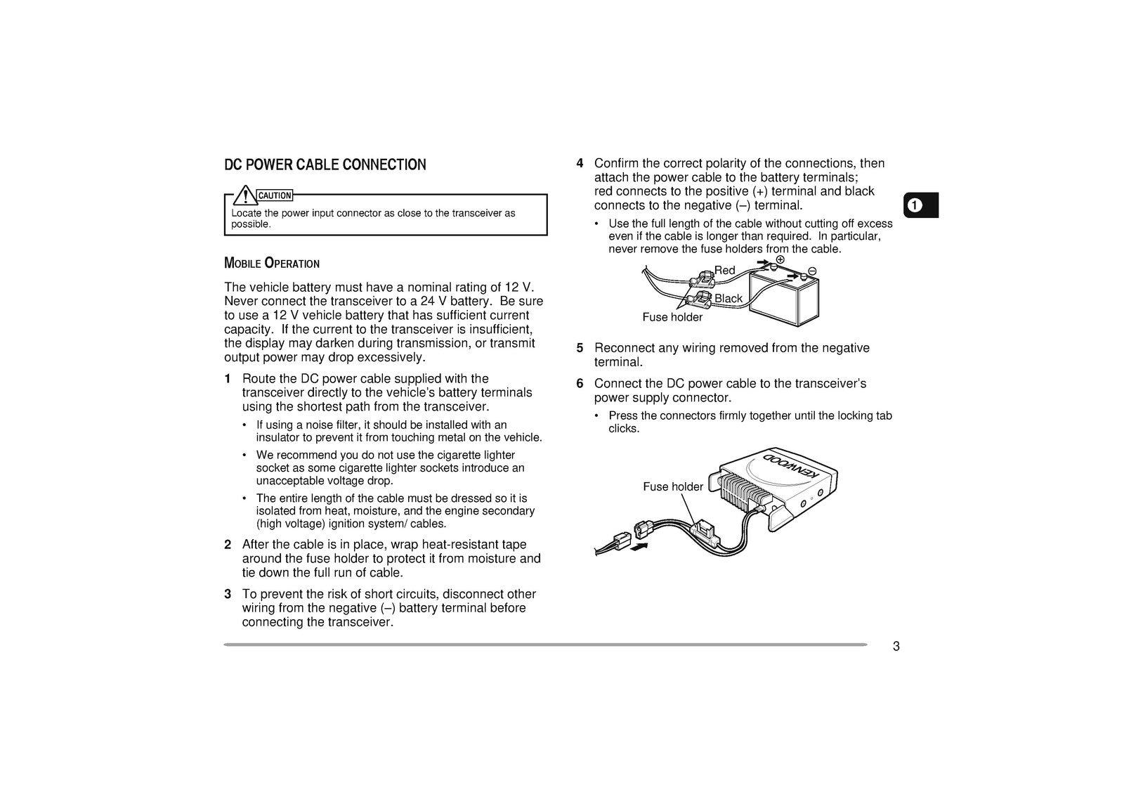 KENWOOD TM-281A TM-481A FM Transceiver Instruction Manual - WIRE BOUND - COVERS