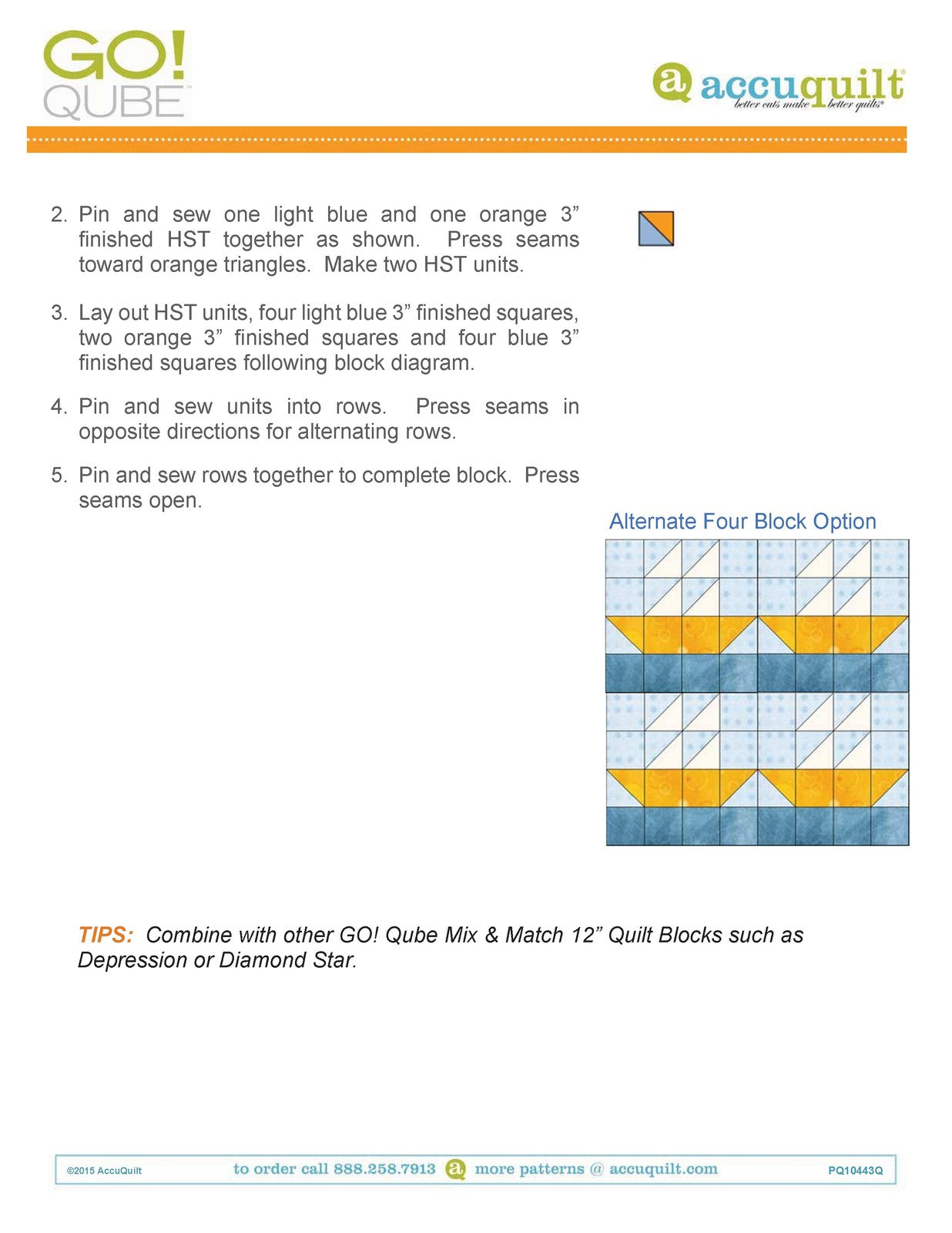 ACCUQUILT Go Qube 12" Blocks - STEEL WIRE BOUND - PROTECTIVE COVERS