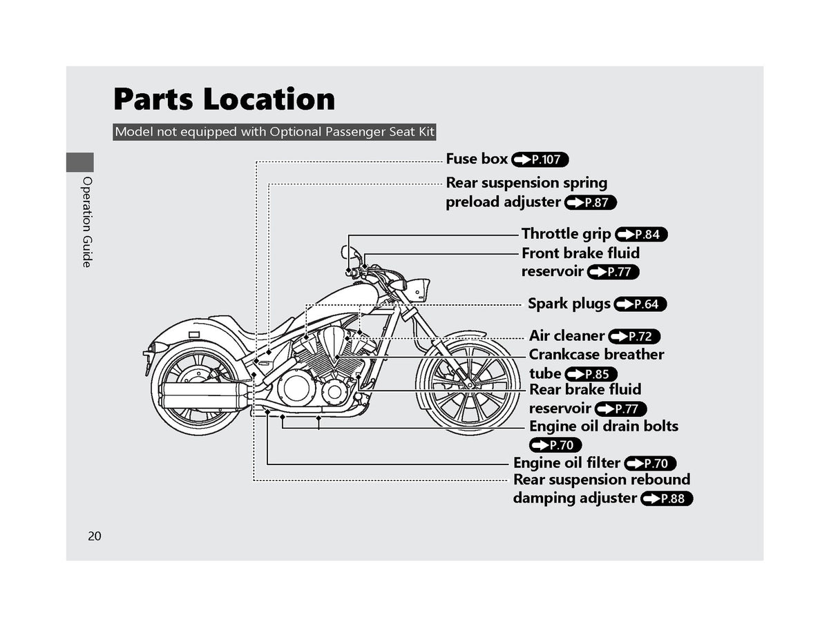 HONDA VT1300CX Motorcycle Owners Manual 2018 - STEEL WIRE BOUND - TOUGH COVERS