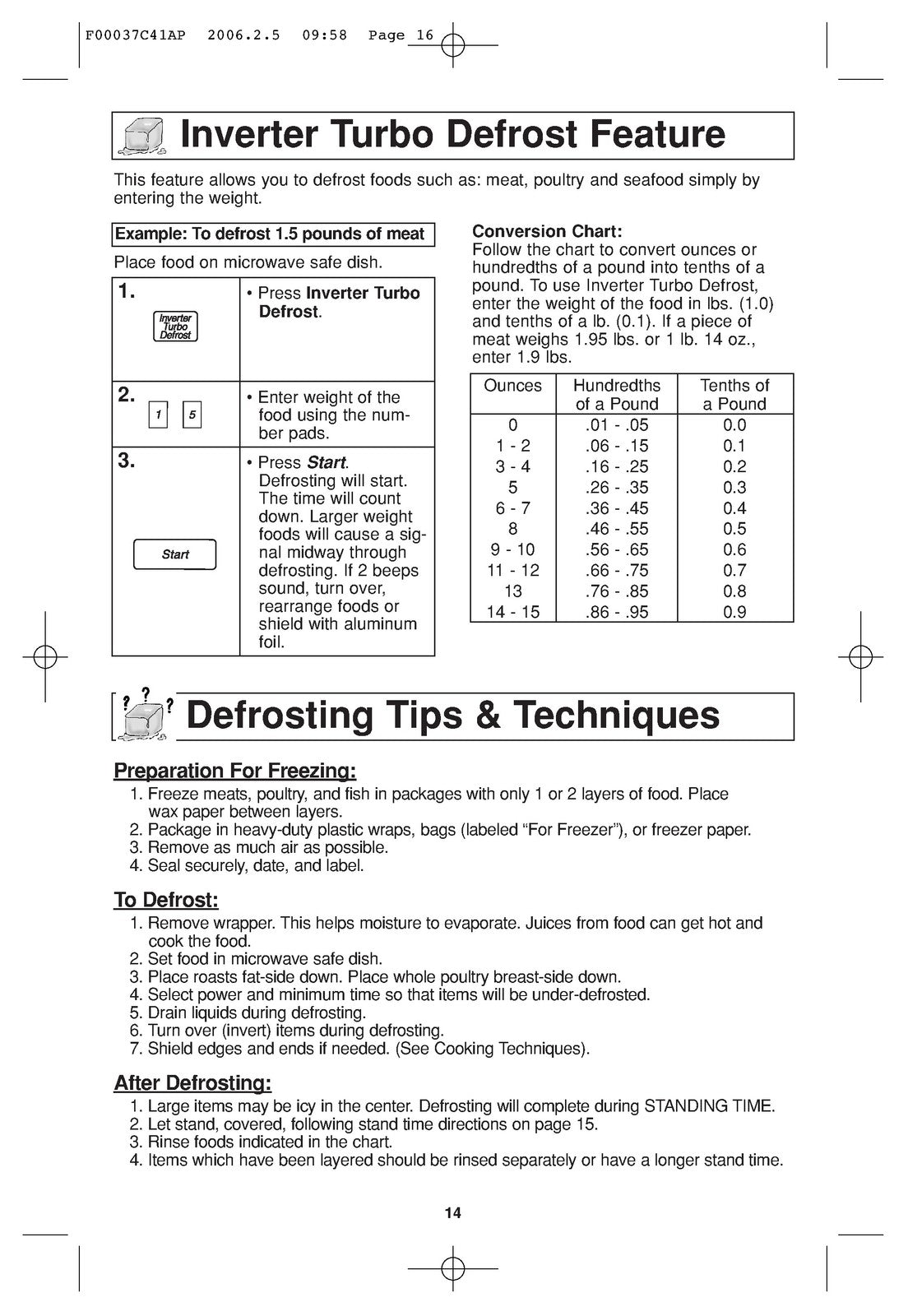 PANASONIC NN-T735 T745 T755 T765 T775 T935  More Microwave Owners Manual