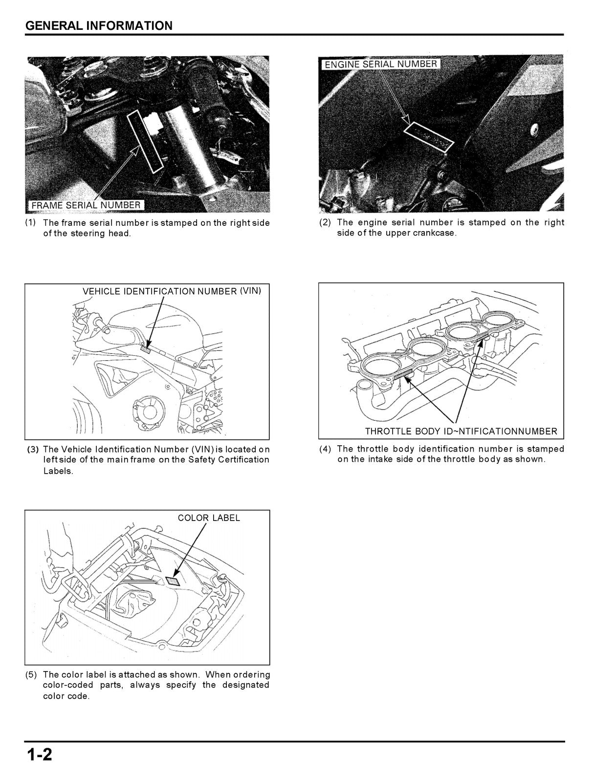 HONDA CBR954RR Service Manual 2002 - BOUND - COVERS - XL FOLDOUT PAGES