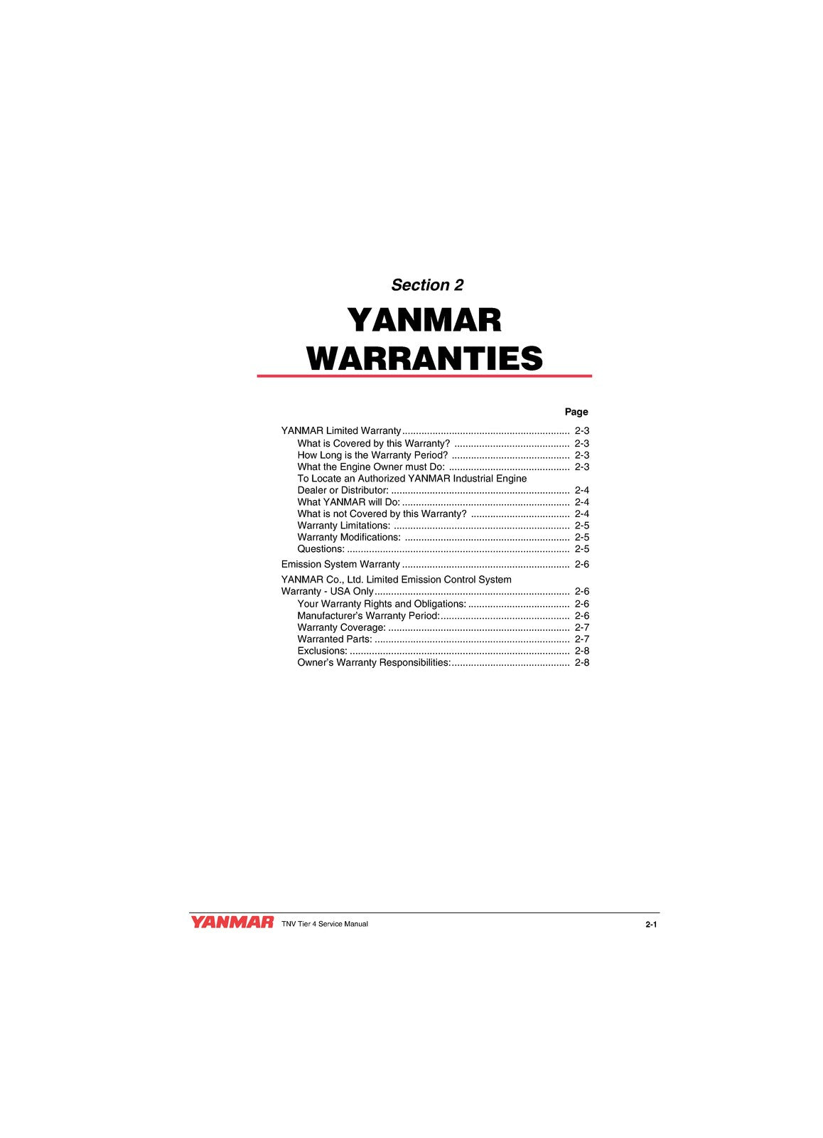 YANMAR 3TNV88C 3TNV86CT 4TNV88C  More Engine Service Manual, FOLDOUTS