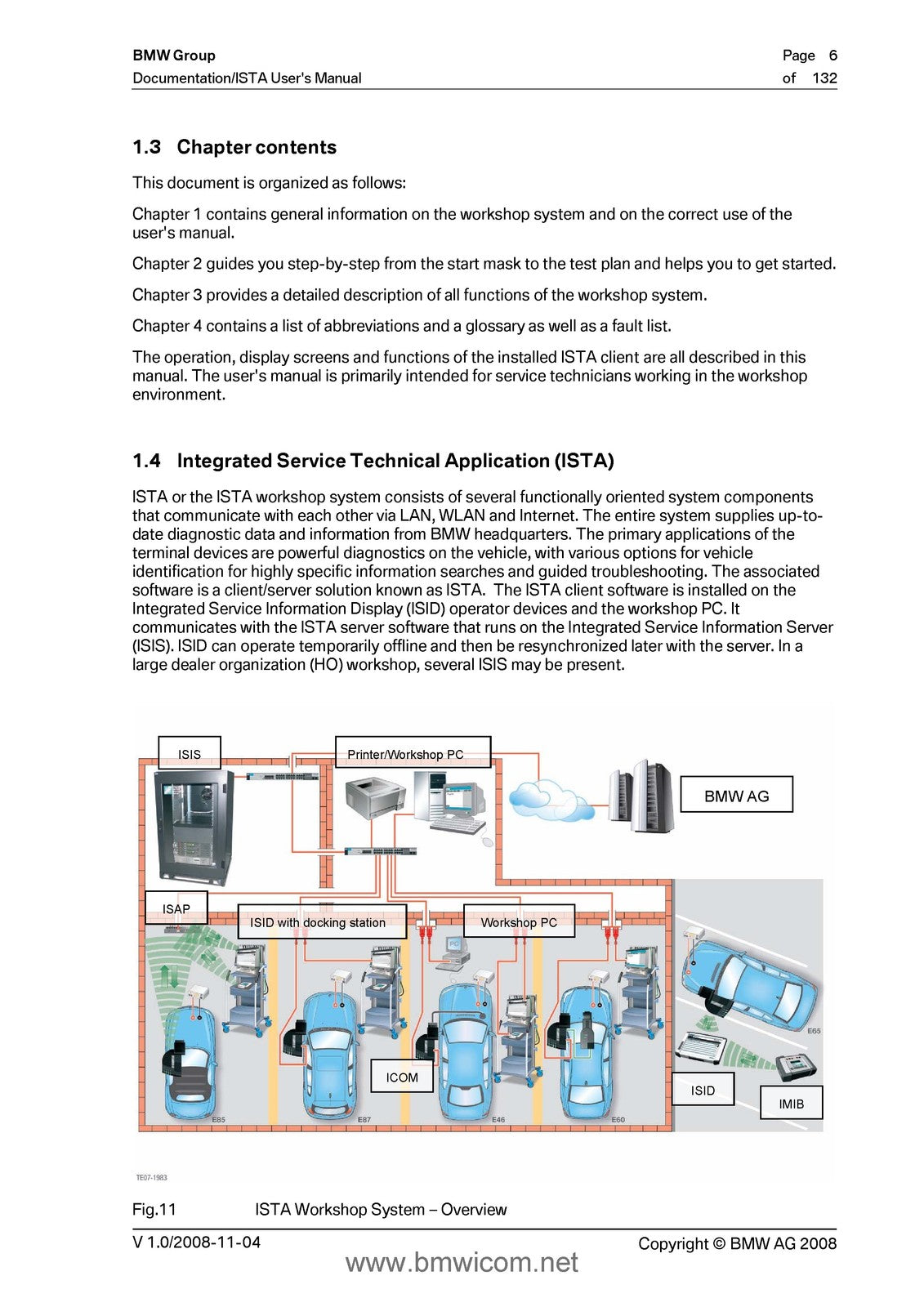 BMW ISTA Users Manual Release 2x Technical Documentation And Diagnosis - BOUND