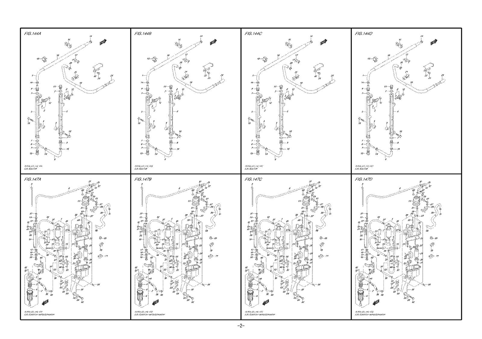 SUZUKI DF300AP DF250AP PARTS CATALOGUE - STEEL WIRE BOUND - PROTECTIVE COVERS