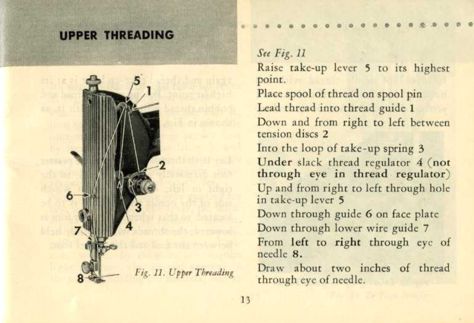 SINGER 66-16 Sewing Machine Instruction Manual 1954 - WIRE BOUND - TOUGH COVERS