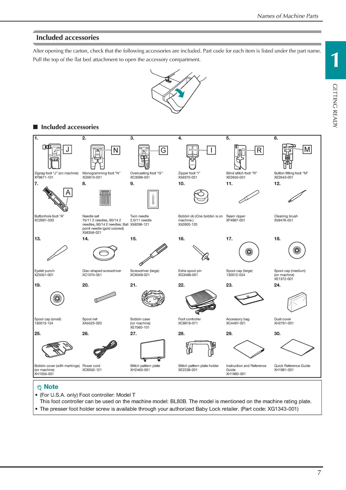 BABY LOCK Jubilant BL80B Sewing Machine Instruction Manual - WIRE BOUND - COVERS