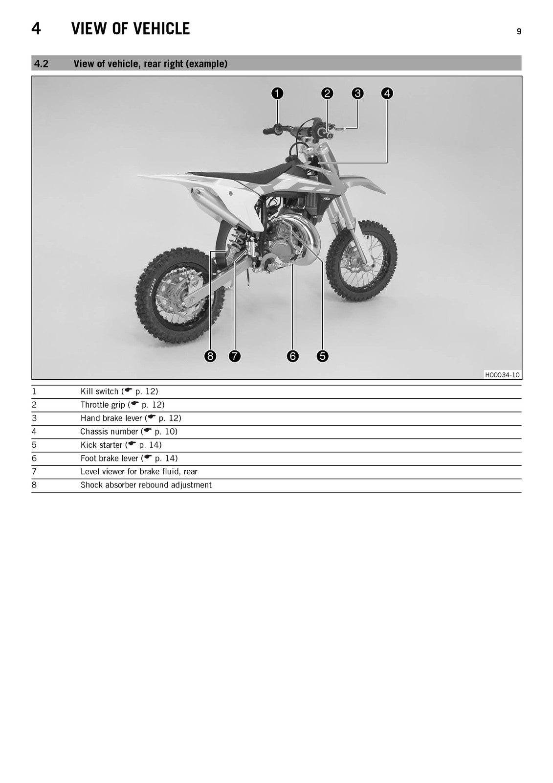 KTM 50 SX 50 SX Mini Owners Manual 2016 - STEEL WIRE BOUND - PROTECTIVE COVERS