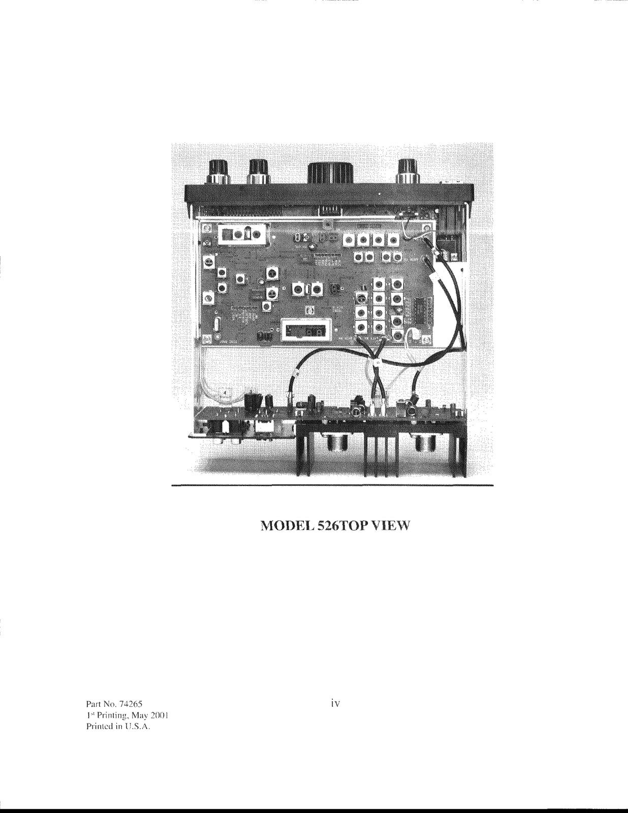 TEN TEC 6N2 Model 526 Operators Manual - STEEL WIRE BOUND - PROTECTIVE COVERS