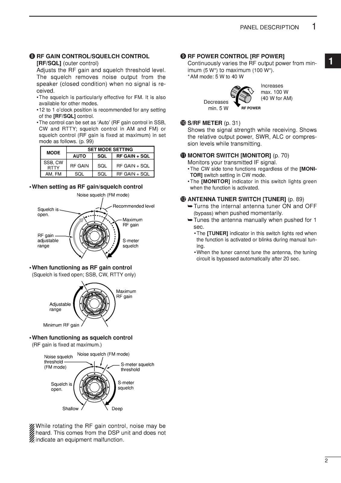 ICOM IC-756PROIII HF 50MHz Transceiver Instruction Manual - WIRE BOUND - COVERS