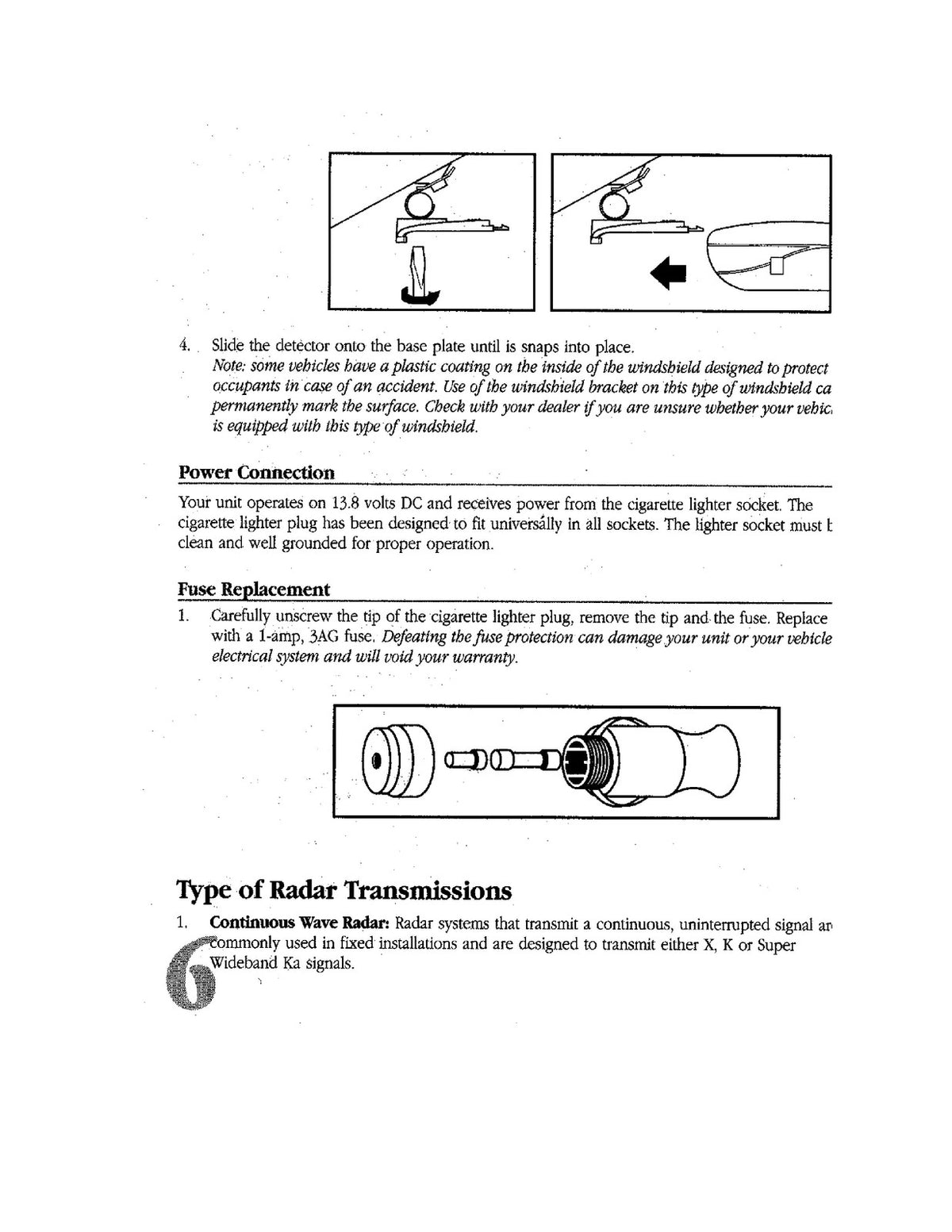 BELTRONICS Express 906 Radar Detector Owners Manual - WIRE BOUND - TOUGH COVERS