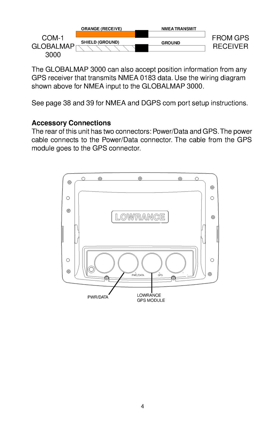 LOWRANCE GlobalMap 3000 Installation And Operation Instructions Manual - BOUND