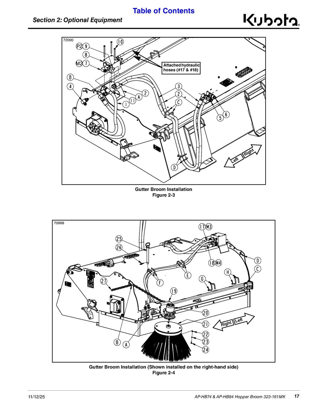 LAND PRIDE HB Series Hopper Broom Operators Manual - WIRE BOUND - TOUGH COVERS
