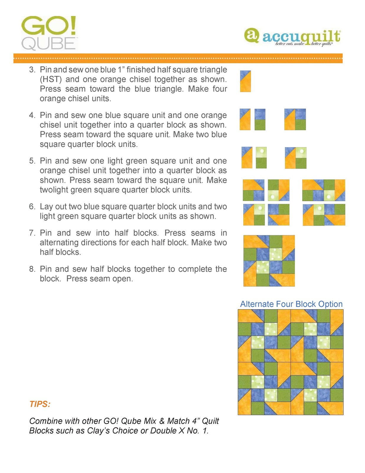 ACCUQUILT Go Qube 4" Corners - STEEL WIRE BOUND - PROTECTIVE COVERS