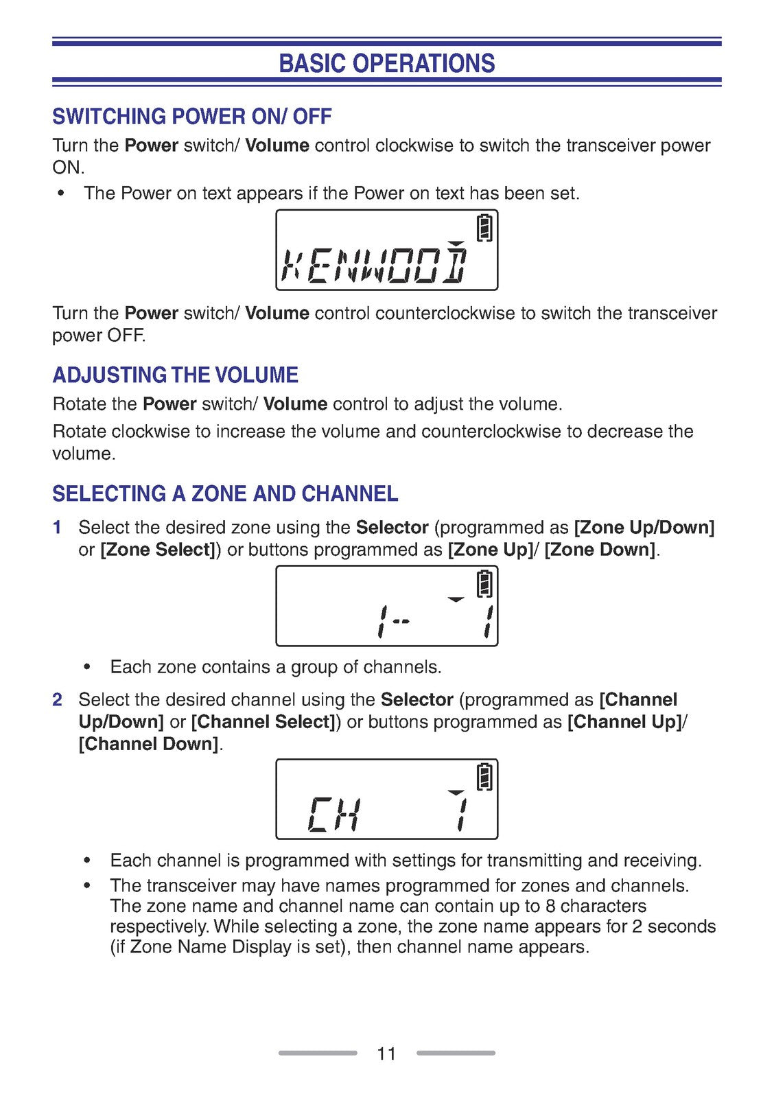 KENWOOD NX-1000 Series Transceiver User Manual - STEEL WIRE BOUND - TOUGH COVERS