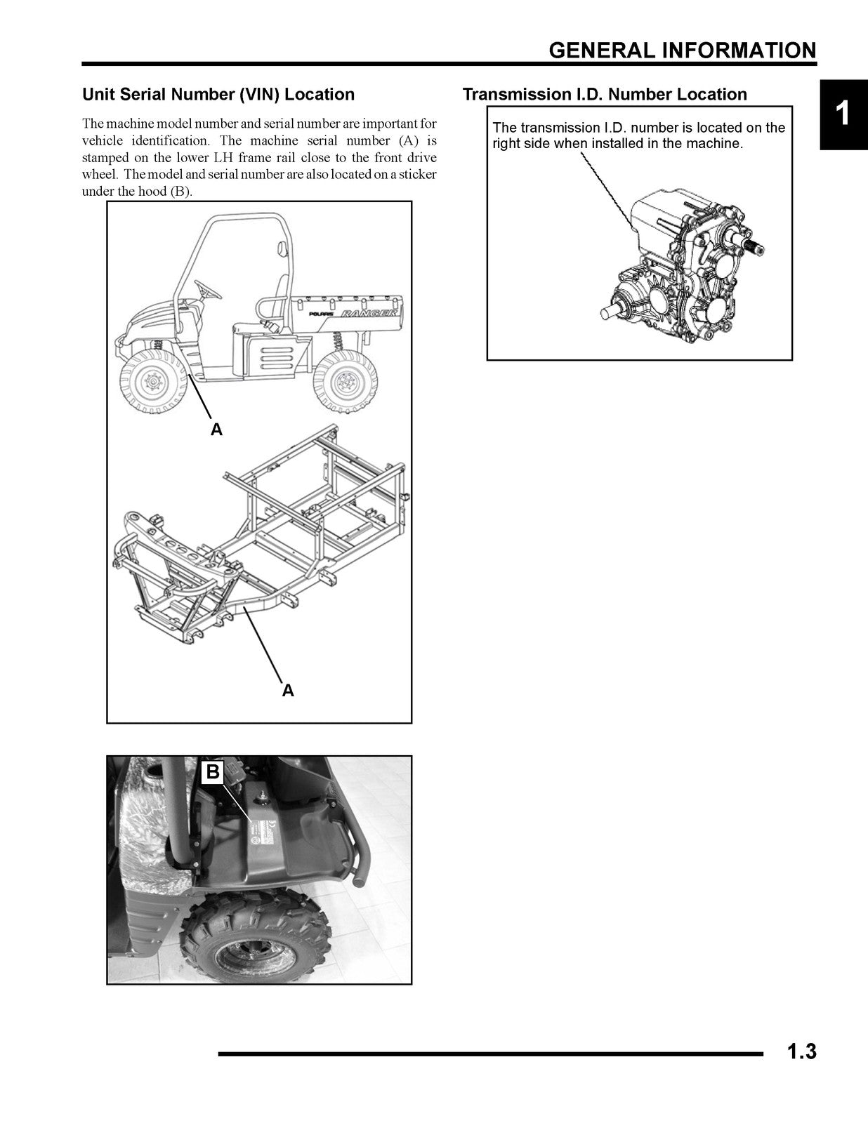 POLARIS Ranger 500 2X4 4X4 EFI Service Manual 2008 - BOUND - COVERS - FOLDOUTS