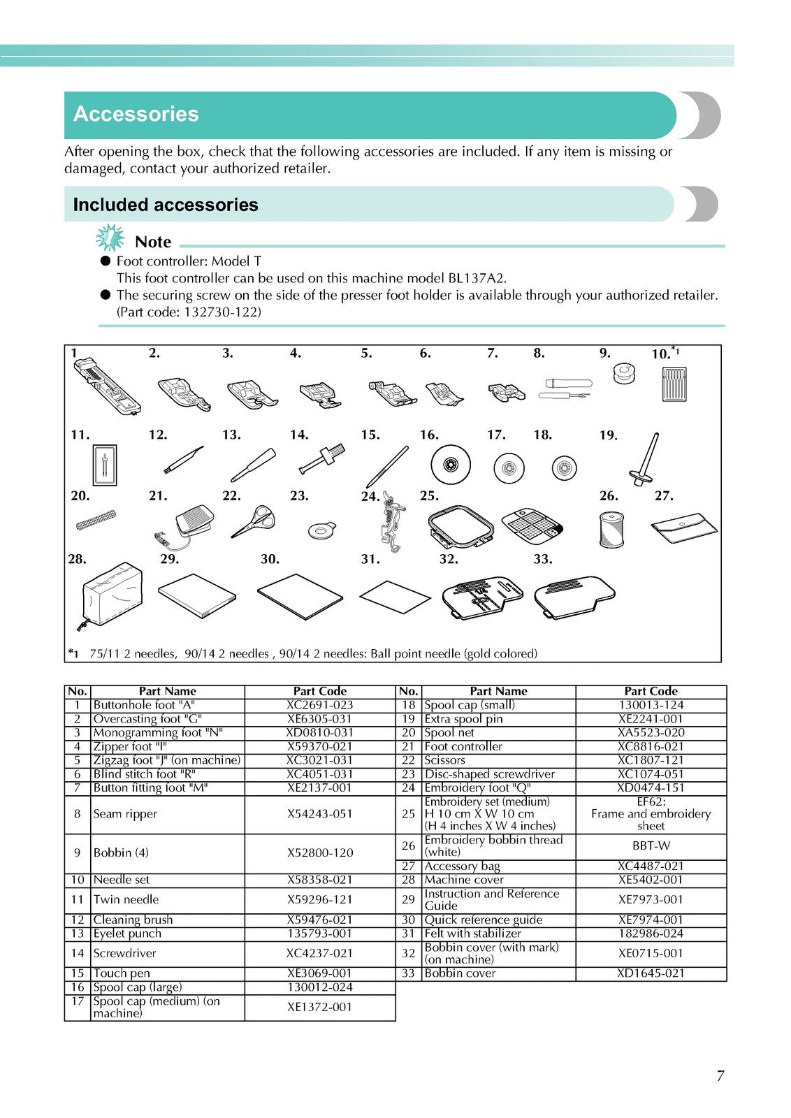 BABY LOCK Sofia 2 BL137A2 Sewing Machine Instruction Manual - WIRE BOUND