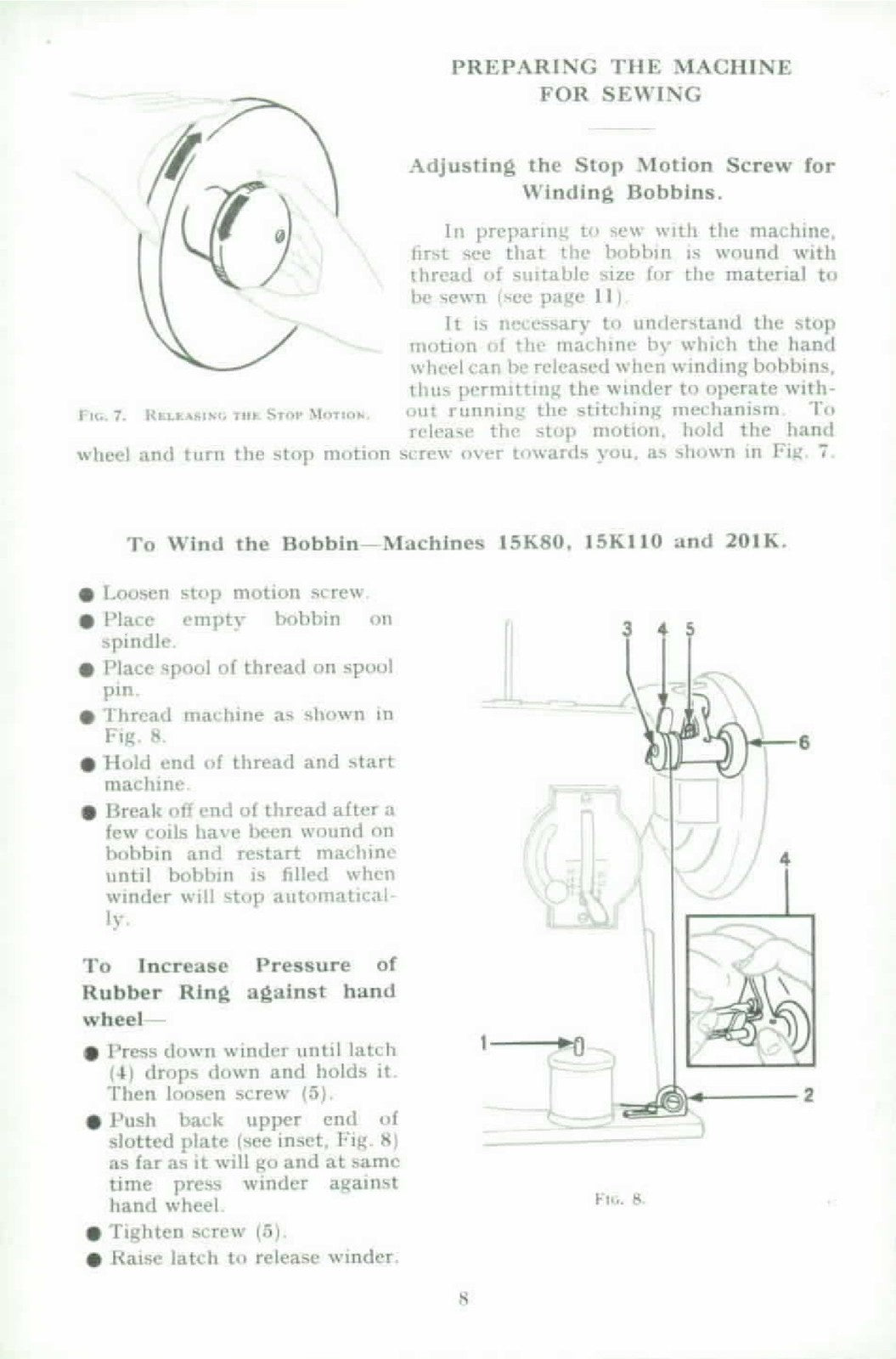 SINGER Family Sewing Machines Instruction Manual - WIRE BOUND - TOUGH COVERS