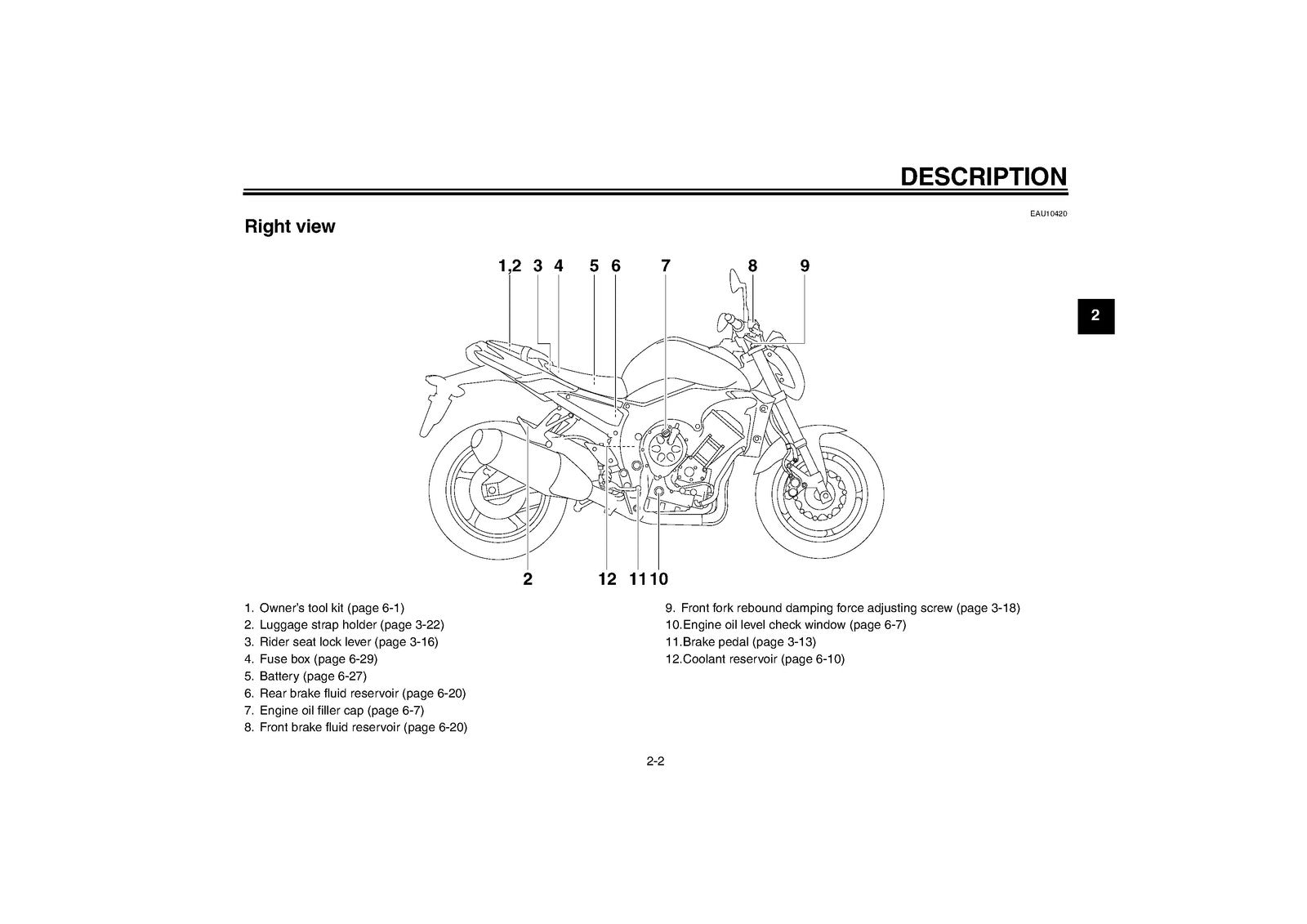 YAMAHA FZ1-N Owners Manual 2006 - STEEL WIRE BOUND - PROTECTIVE COVERS