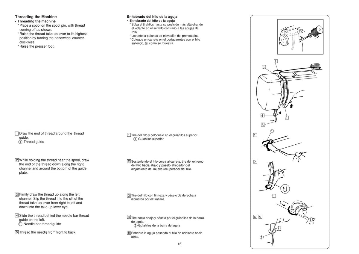 ALFA 649 659 Sewing Machine Instruction Manual - STEEL WIRE BOUND - TOUGH COVERS