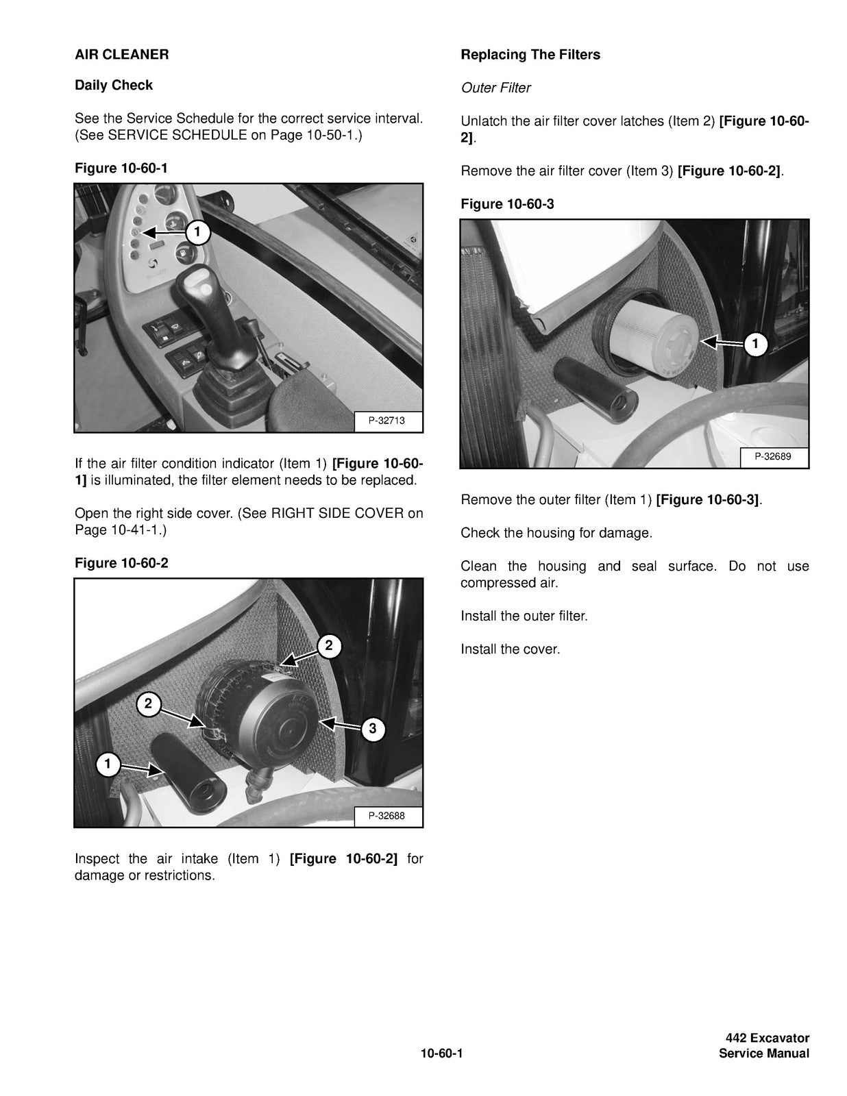 BOBCAT 442 Mini Excavator Service Manual SN 522311001 Up, FOLDOUTS