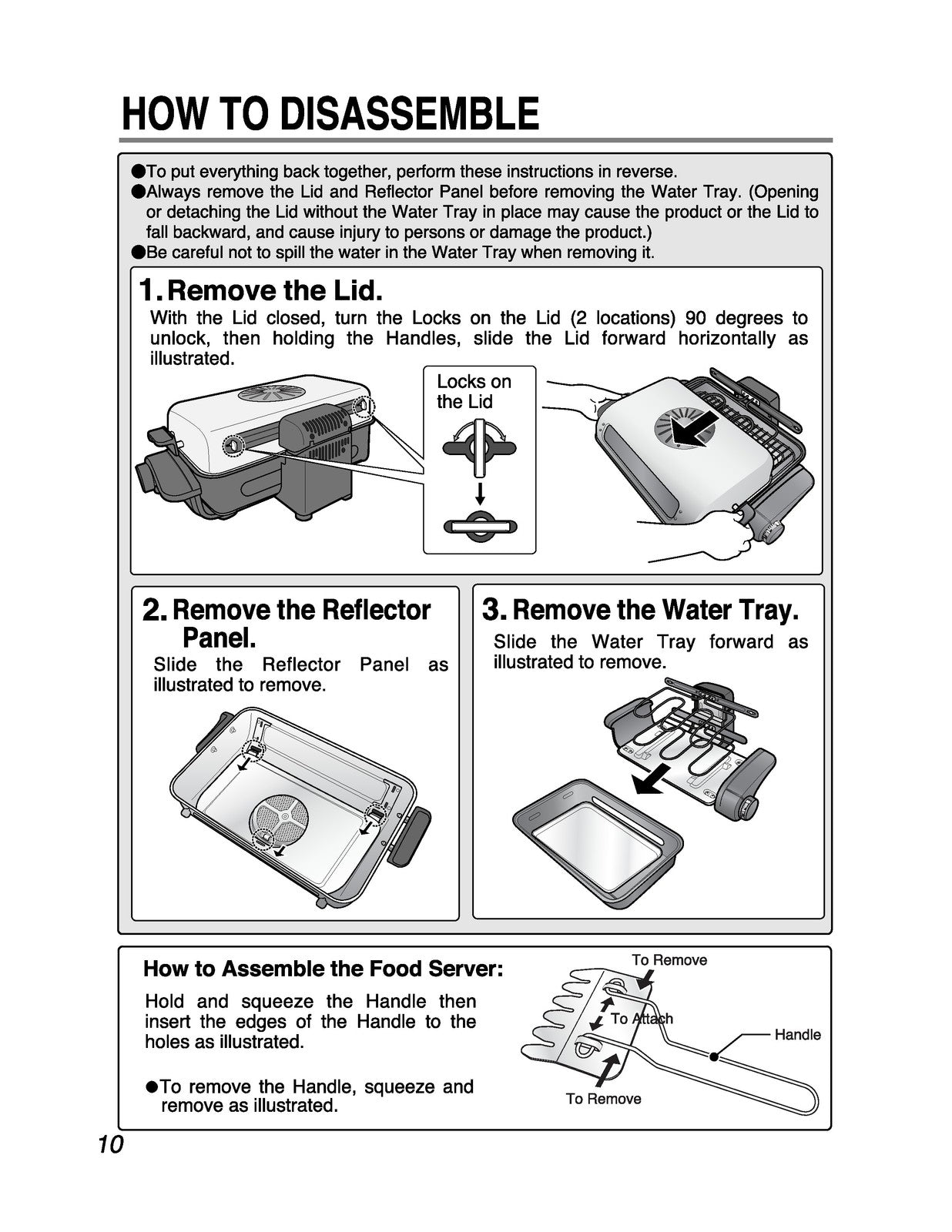 ZOJIRUSHI EF-VSC40 Gourmet Roaster Operating Instructions Manual - WIRE BOUND