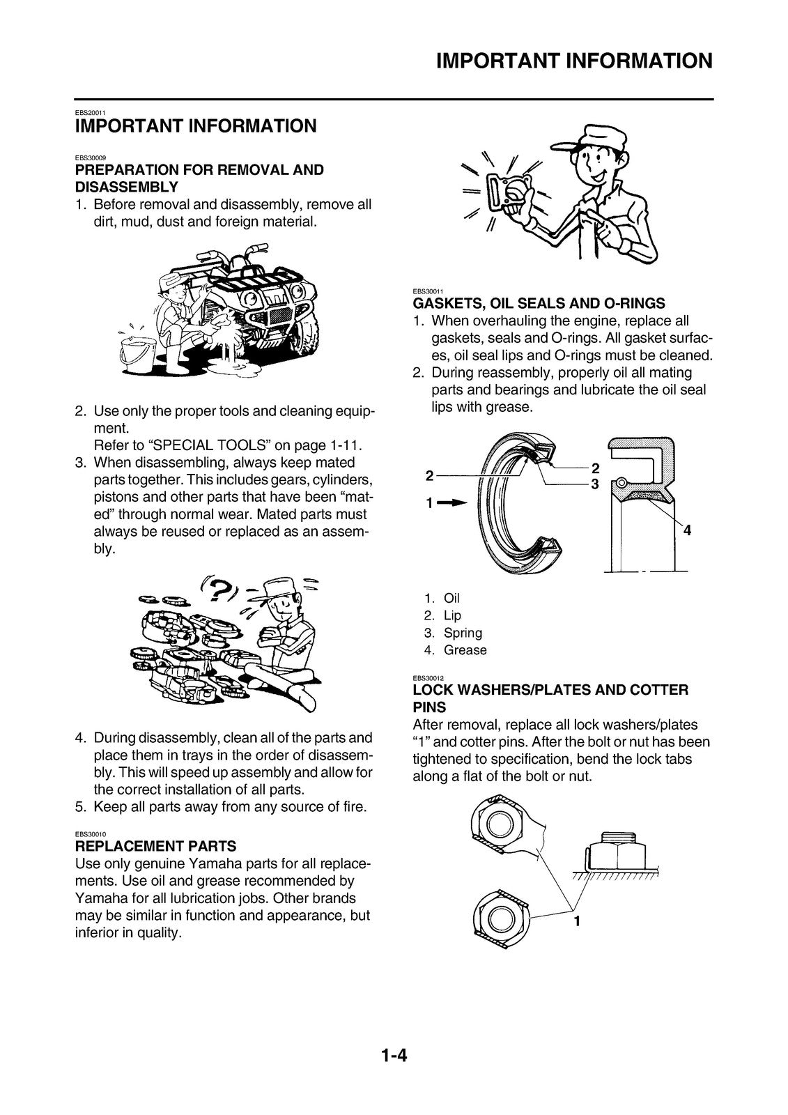 YAMAHA Kodiak 450 YF45KJ ATV Service Manual 2018 - BOUND - COVERS - XL FOLDOUTS