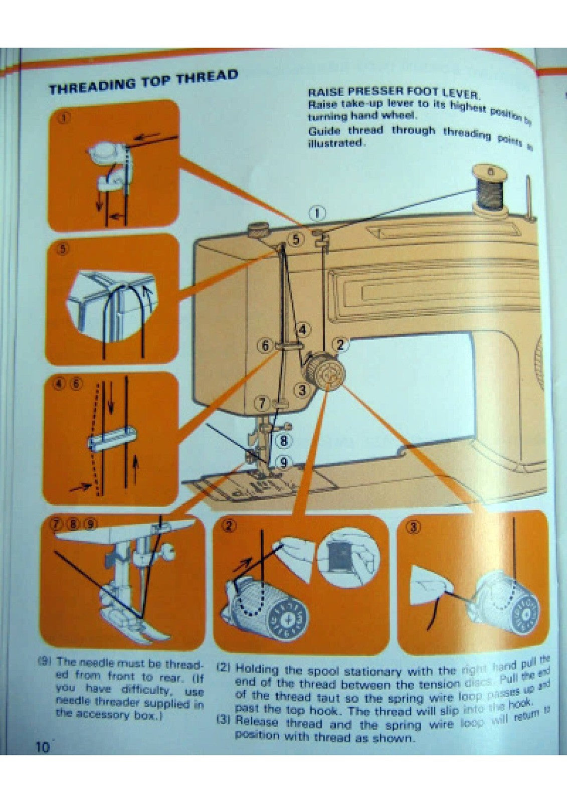 FRISTER ROSSMANN Beaver 5 Sewing Machine Instruction Manual - WIRE BOUND