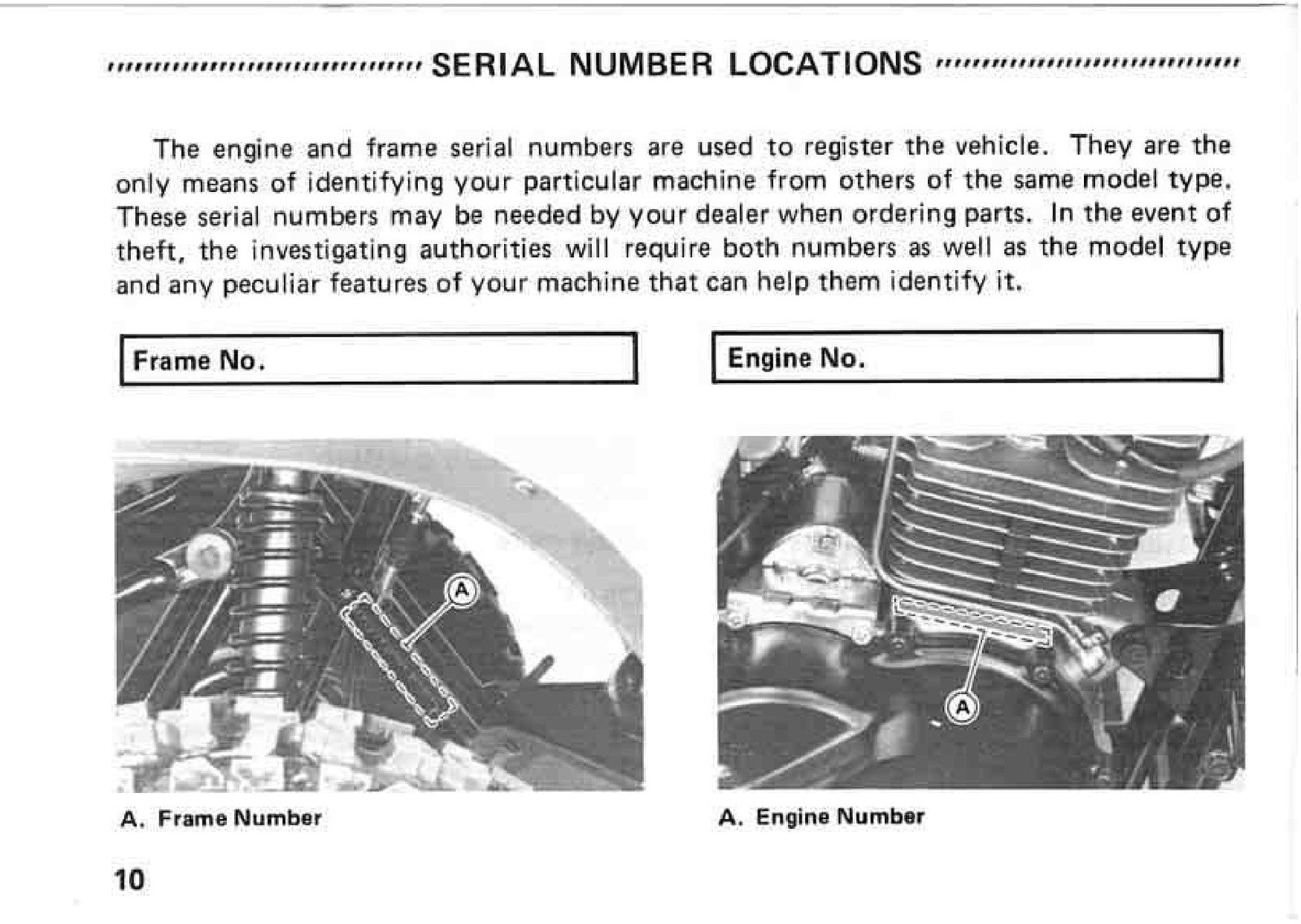 KAWASAKI Bayou 185 Owners Manual 1988 - STEEL WIRE BOUND - PROTECTIVE COVERS