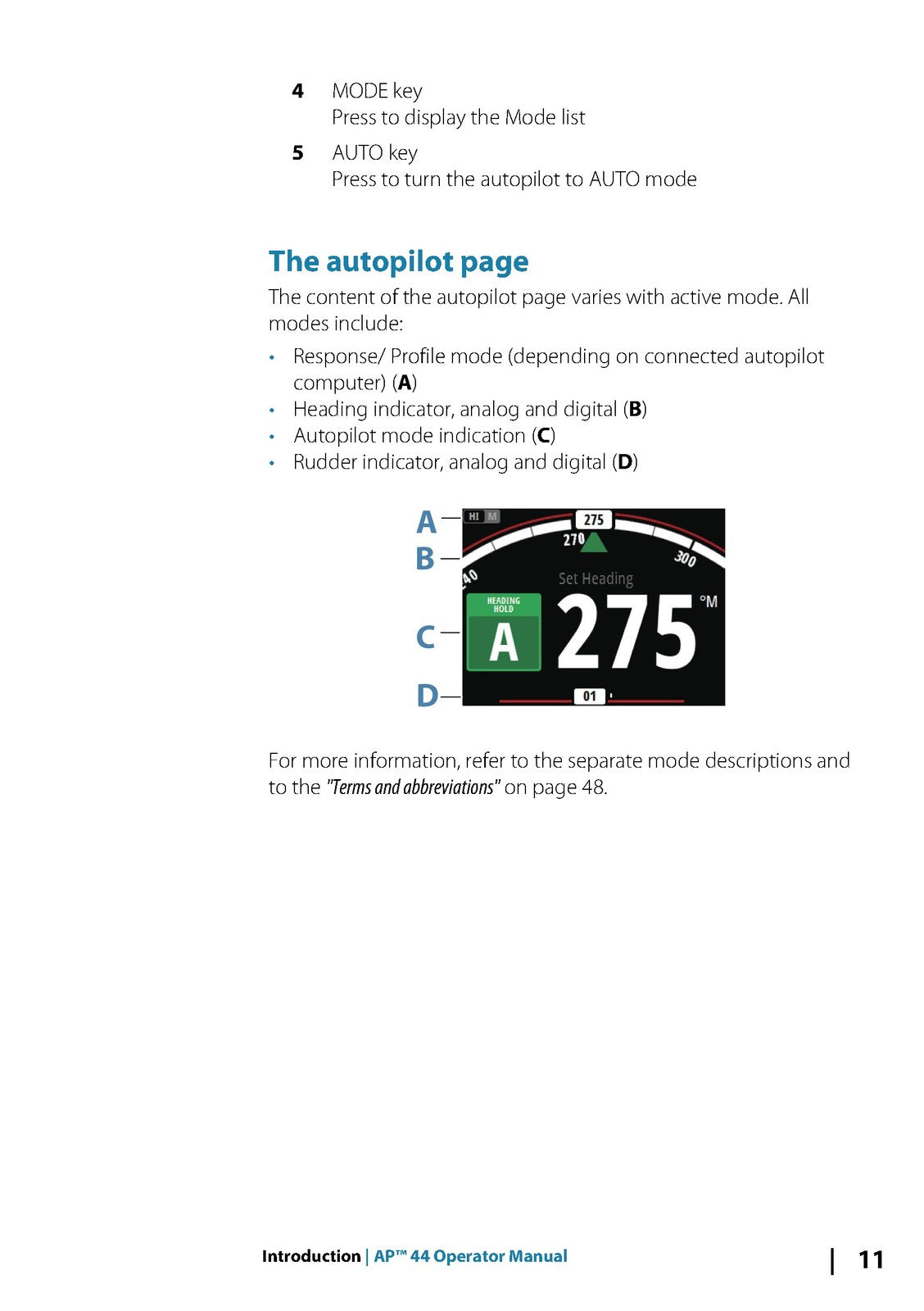 SIMRAD AP44 OPERATORS MANUAL - STEEL WIRE BOUND - PROTECTIVE COVERS