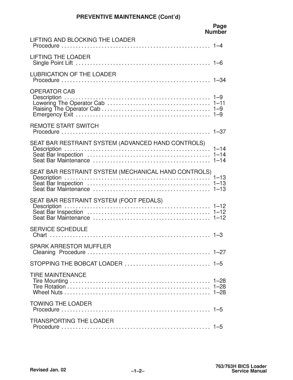 BOBCAT 763 High Flow Skid Steer Loader SERVICE MANUAL, BOUND, COVERS, FOLDOUTS
