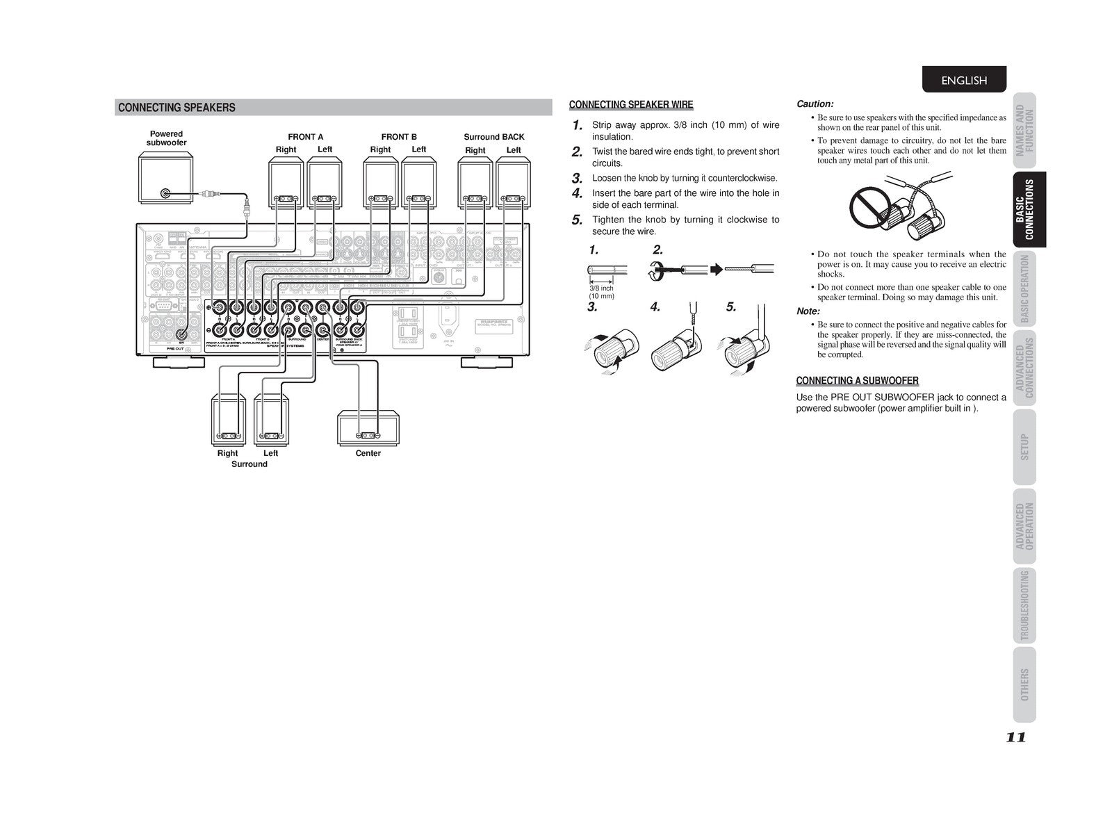 MARANTZ SR6003 AV Surround Receiver Owners Manual - WIRE BOUND - TOUGH COVERS