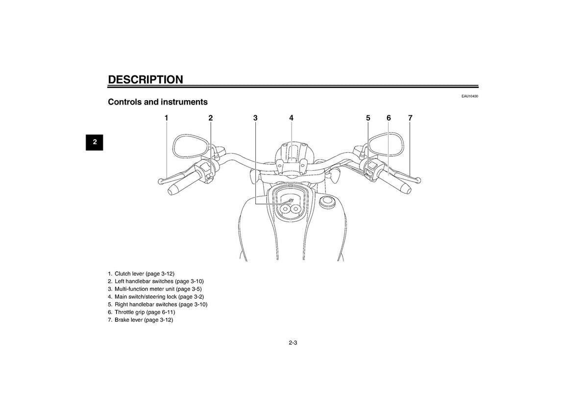 YAMAHA XV1900A Motorcycle Owners Manual 2008 - STEEL WIRE BOUND - TOUGH COVERS