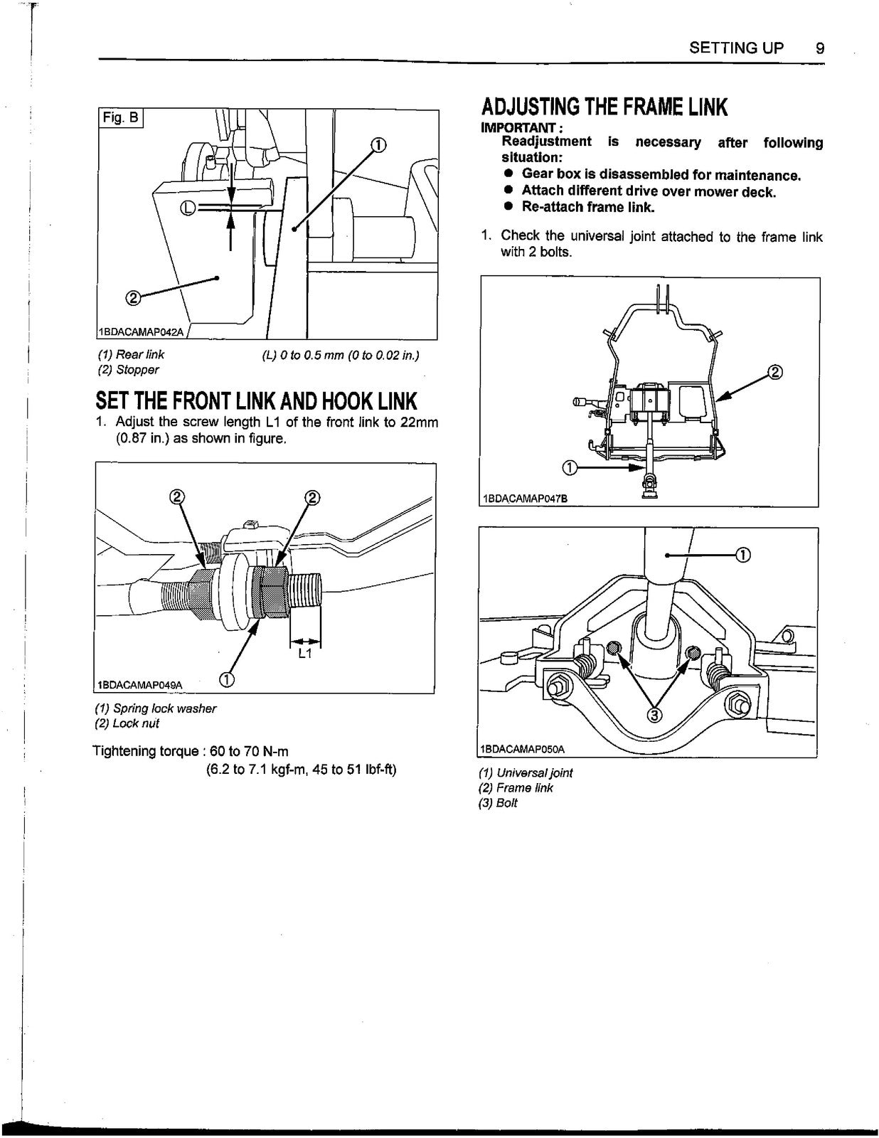 KUBOTA RCK60D-26BX Drive-Over Deck Manual - STEEL WIRE BOUND - PROTECTIVE COVERS