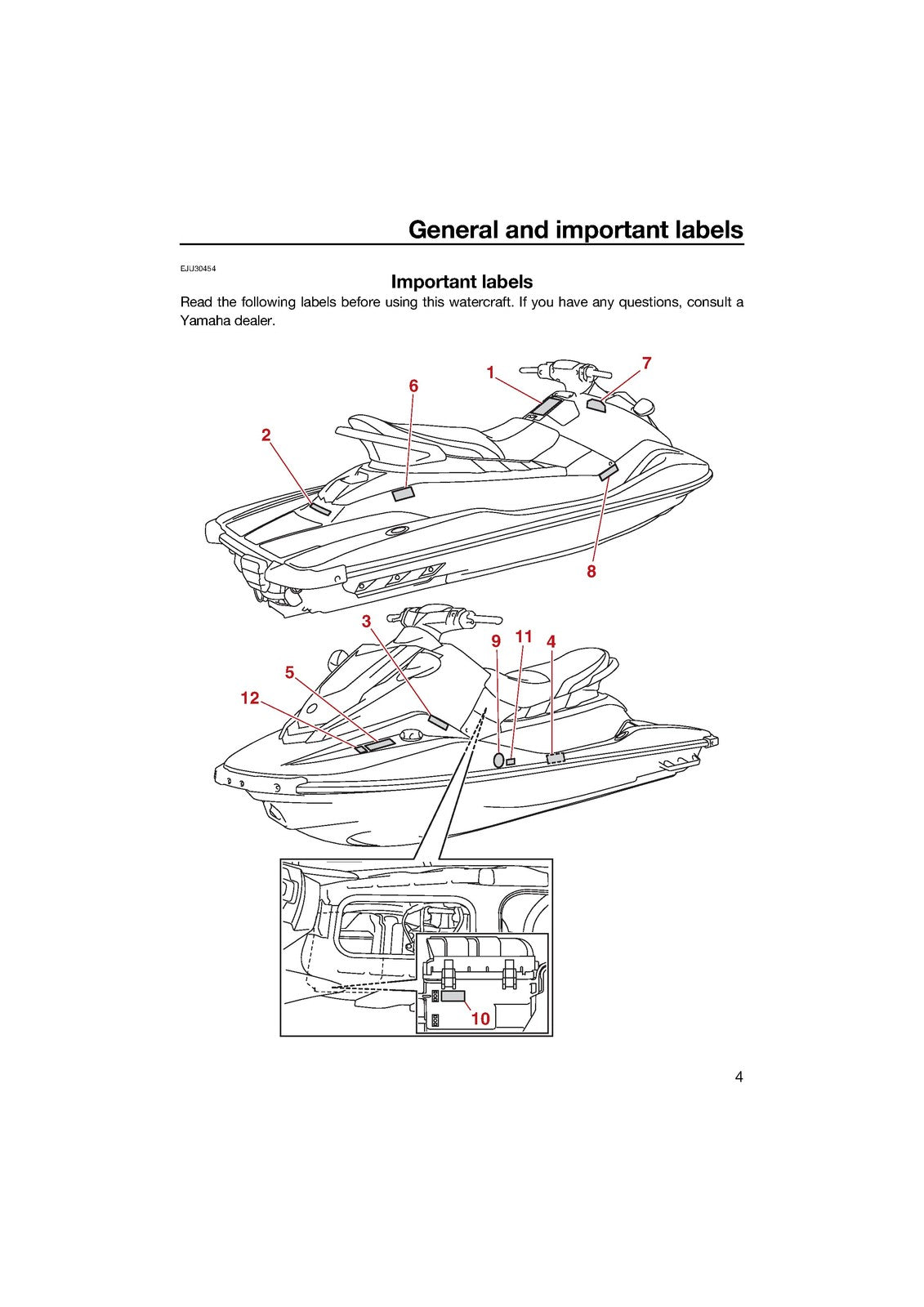 YAMAHA WaveRunner EX F225 F250 F300 Operators Service Manual BUNDLE - WIRE BOUND