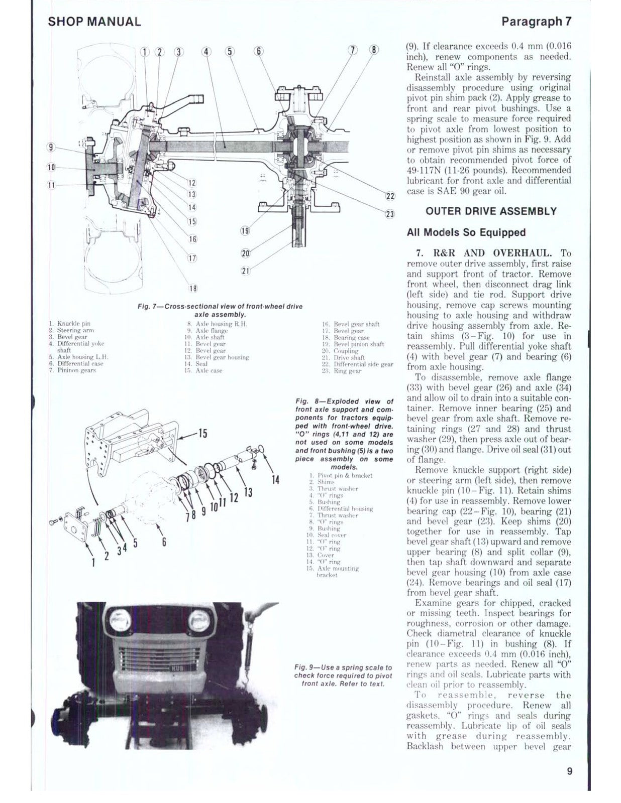 KUBOTA L185-L355SS Service & Operators Manual BUNDLE - WIRE BOUND - TOUGH COVERS