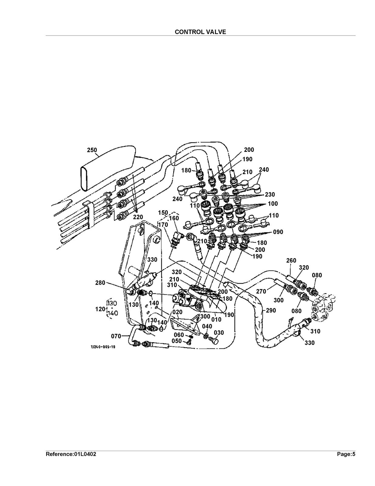 KUBOTA LA681 Front Loader Illustrated Parts List Manual - WIRE BOUND - COVERS