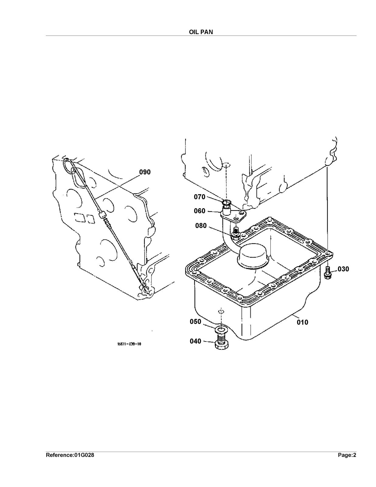 KUBOTA G2000 Parts Manual - STEEL WIRE BOUND - PROTECTIVE COVERS