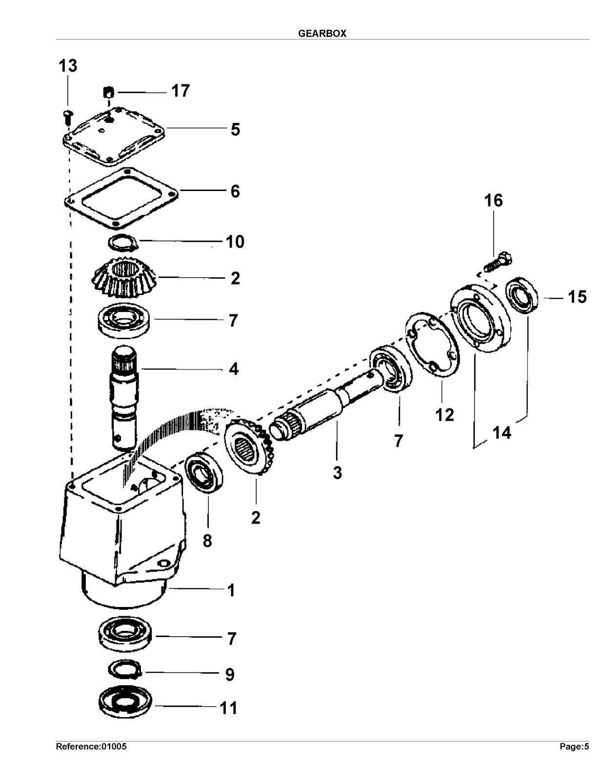 KUBOTA GCK48T Parts Manual - STEEL WIRE BOUND - PROTECTIVE COVERS