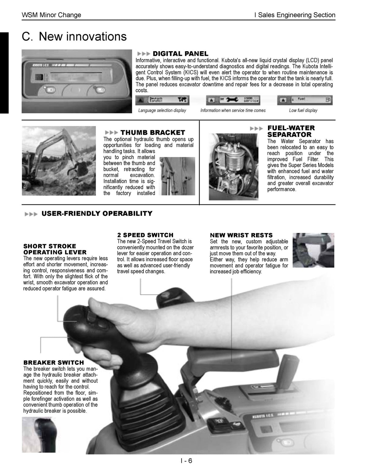 KUBOTA Change Chapter KX91-3 KX101-3 KX121-3 KX161-3 U35-3 U45-3 Service Manual