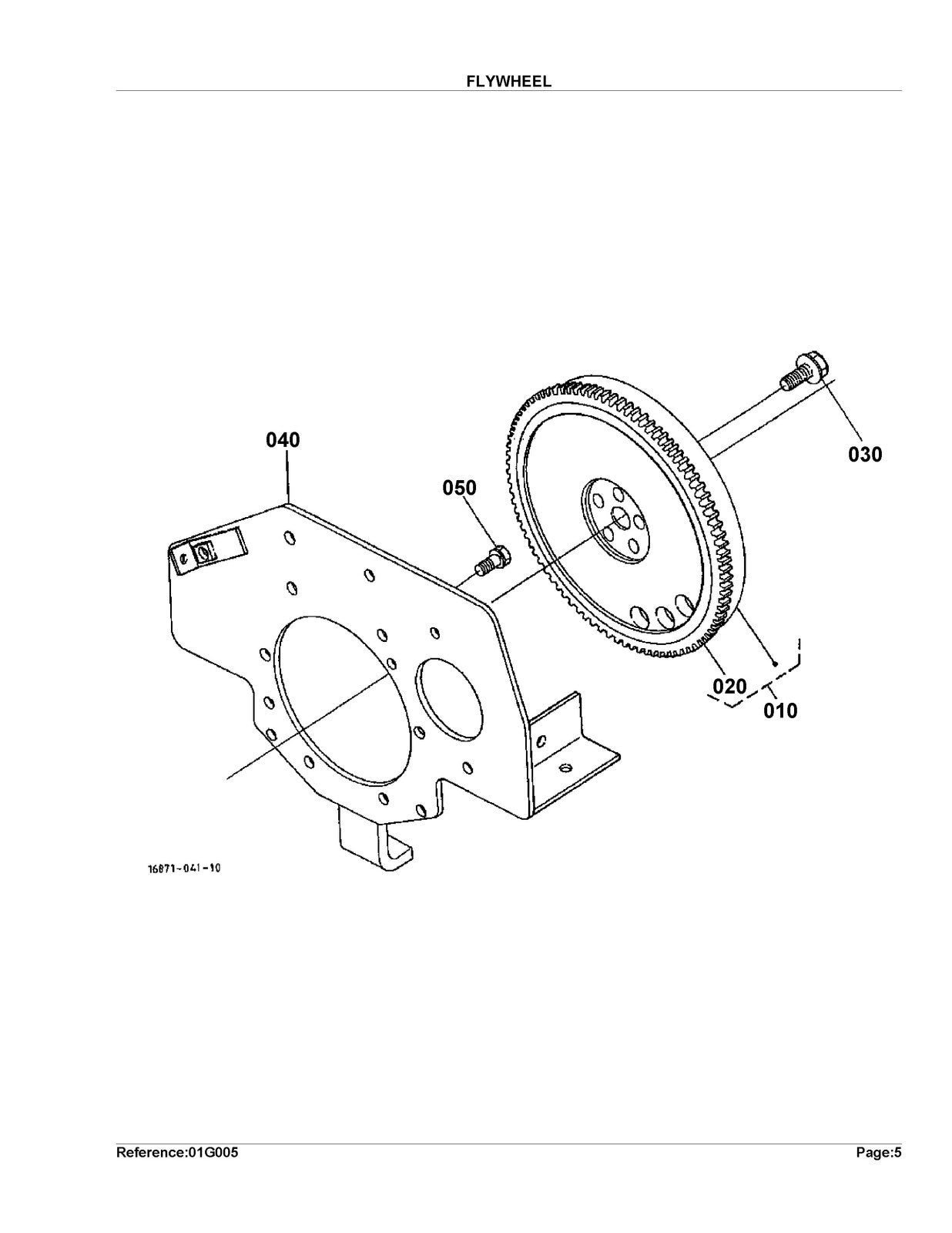KUBOTA G1900 Parts Manual - STEEL WIRE BOUND - PROTECTIVE COVERS
