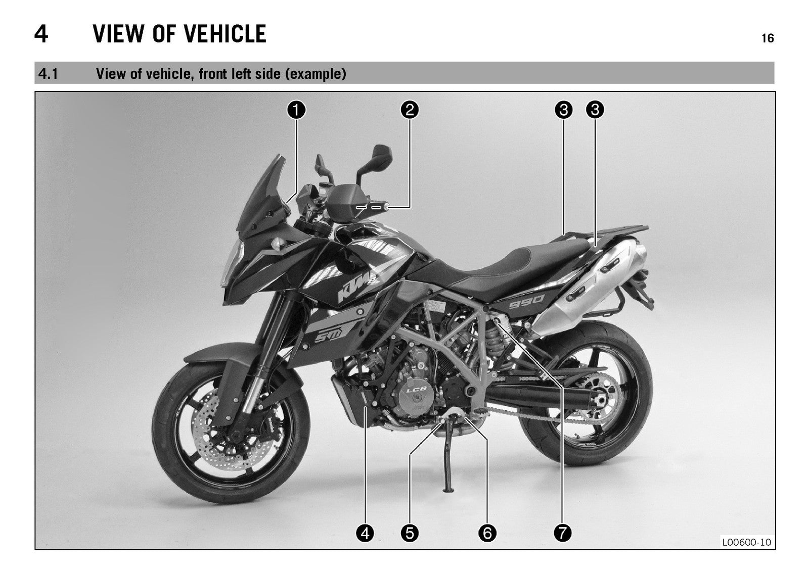 KTM 990 Supermoto T Owners Manual 2013 - STEEL WIRE BOUND - PROTECTIVE COVERS